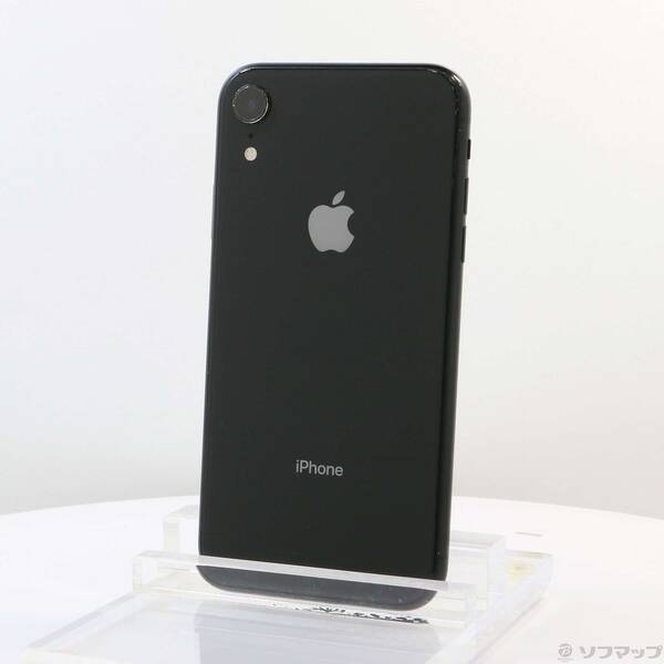 【中古】Apple(アップル) iPhoneXR 256GB ブラック MT0V2J／A SIMフリー 【344-ud】