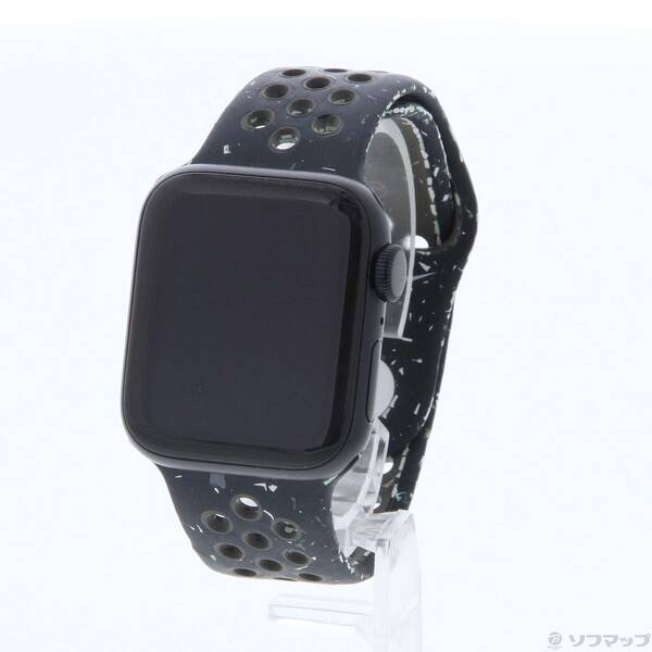 【中古】Apple(アップル) Apple Watch SE 第2世代 GPS 40mm ミッドナイトアルミニウムケース ミッドナイトスカイNikeスポーツバンド 【352-ud】