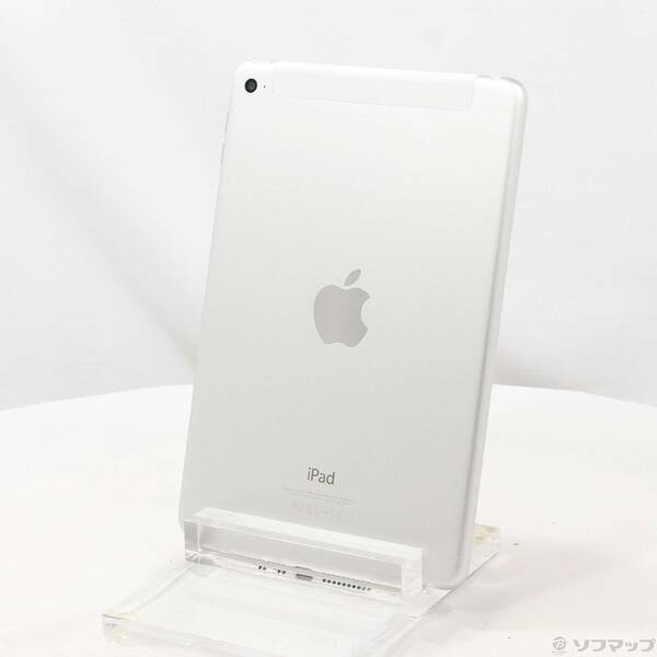 【中古】Apple(アップル) iPad mini 4 16GB シルバー NK702J／A docomoロック解除SIMフリー 【297-ud】