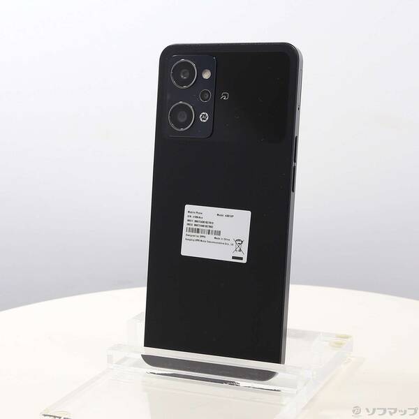 【中古】OPPO(オッポ) OPPO Reno9 A 128GB ナイトブラック A301OP Y!mobile 【258-ud】