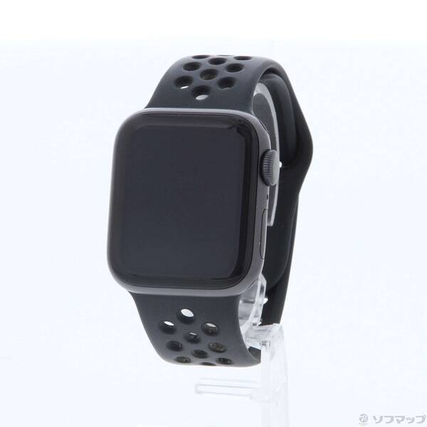 【中古】Apple(アップル) Apple Watch Series 6 Nike GPS 40mm スペースグレイアルミニウムケース アンスラサイト／ブラックNikeスポー..