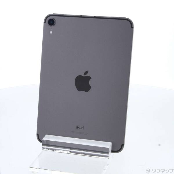 【中古】Apple(アップル) iPad mini 第6世代 256GB スペースグレイ NK8F3J／A SIMフリー 【344-ud】