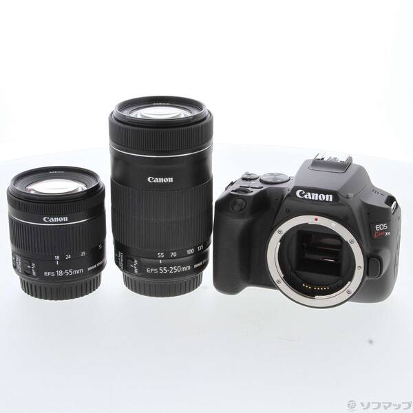 【中古】Canon(キヤノン) EOS Kiss X10 ダブルズームキット ブラック 【251-ud】