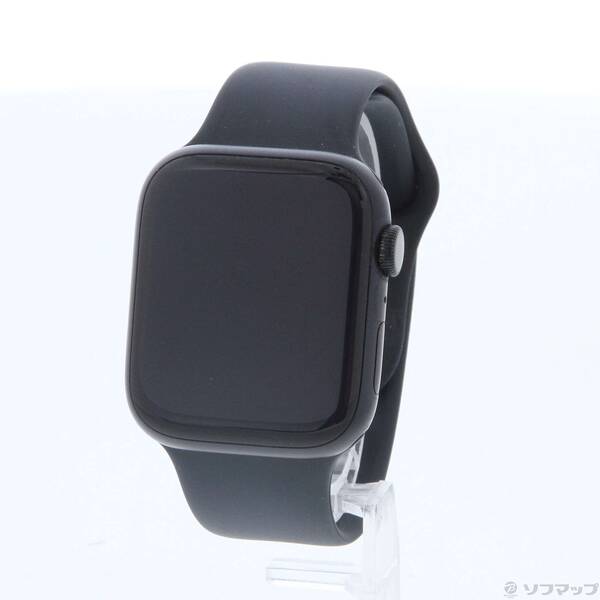 【中古】Apple(アップル) Apple Watch Series 7 GPS 45mm ミッドナイトアルミニウムケース ミッドナイトスポーツバンド 【305-ud】