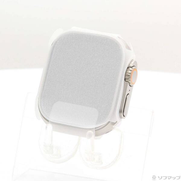 【中古】Apple(アップル) Apple Watch Ultra 2 GPS + Cellular 49mm チタニウムケース ホワイトオーシャンバンド 【252-ud】