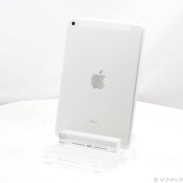 【中古】Apple(アップル) iPad mini 4 16GB シルバー MK702J／A SIMフリー 【377-ud】