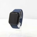 【中古】Apple(アップル) Apple Watch Series 7 GPS 45mm ミッドナイトアルミニウムケース アビスブルーブレイデッドソロループ ...