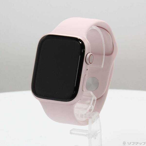 【中古】Apple(アップル) Apple Watch Series 9 GPS + Cellular 45mm ピンクアルミニウムケース ライトピンクスポーツバンド 【295-ud】