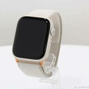 【中古】Apple(アップル) Apple Watch Series 9 GPS 45mm スターライトアルミニウムケース スターライトスポーツループ 【295...