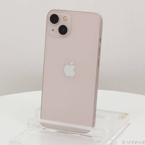 【中古】Apple(アップル) iPhone13 128GB ピンク MLNE3J/A SIMフリー 【305-ud】