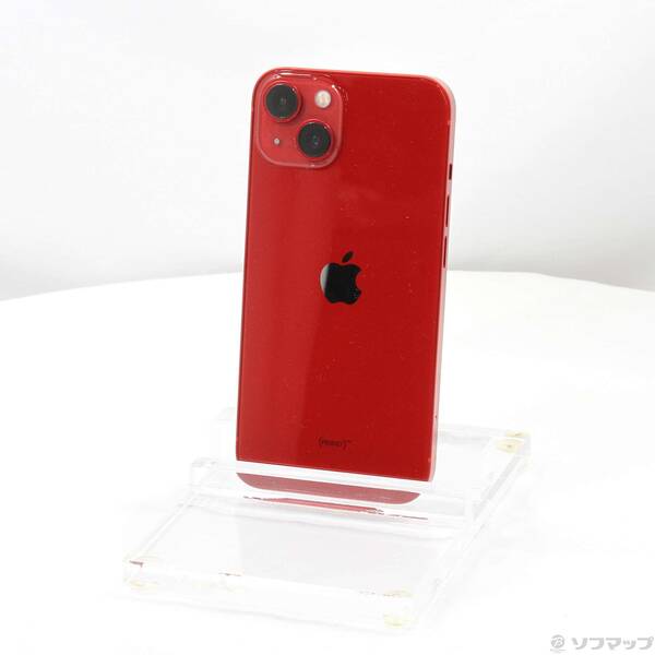 【中古】Apple(アップル) iPhone13 128GB プロダクトレッド MLNF3J/A SIMフリー 【297-ud】