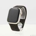 【中古】Apple(アップル) Apple Watch Series 8 GPS + Cellular 41mm スターライトアルミニウムケース Black U...