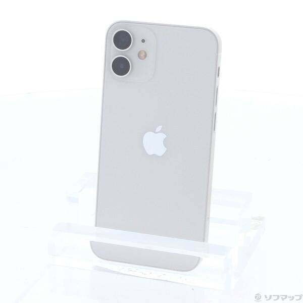 【中古】Apple(アップル) iPhone12 mini 128GB ホワイト MGDM3J/A SIMフリー 【262-ud】