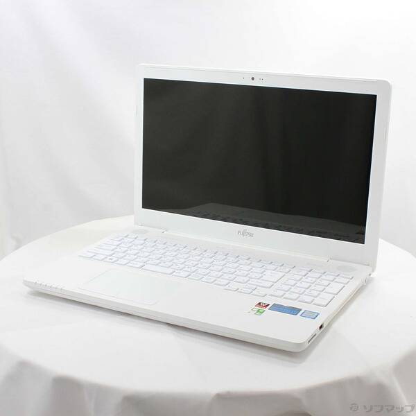【中古】FUJITSU(富士通) 格安安心パソコン LIFEBOOK AH50/C3 FMVA50C3WP プレミアムホワイト 〔Windows 10〕 【258-ud】