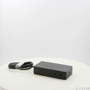 【中古】Microsoft(マイクロソフト) 〔展示品〕 Surface Dock 2 SVS-00013 ブラック 【262-ud】