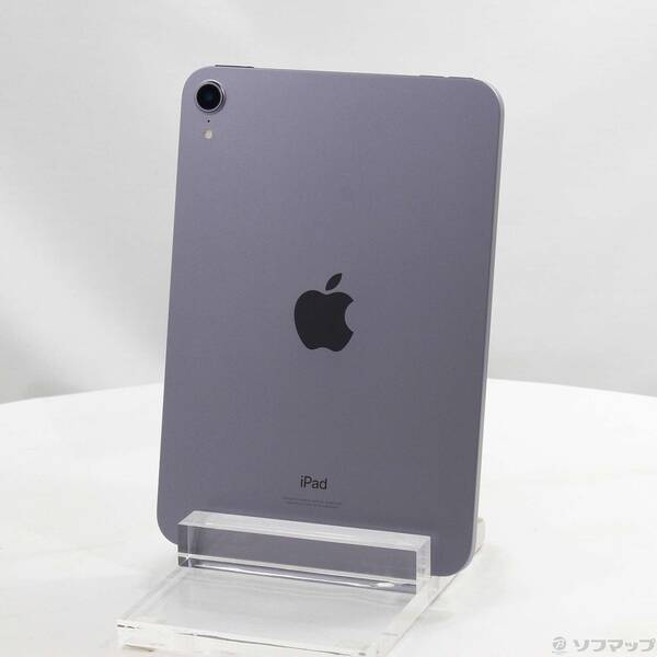 【中古】Apple(アップル) iPad mini 第6世代 64GB パープル MK7R3J/A Wi-Fi 【305-ud】
