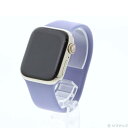 【中古】Apple(アップル) Apple Watch Series 7 GPS + Cellular 41mm ゴールドステンレススチールケース イングリッシ...