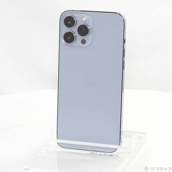 【中古】Apple(アップル) iPhone13 Pro Max 256GB シエラブルー MLJD3J／A SIMフリー 【276-ud】