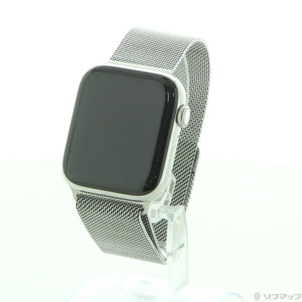 【中古】Apple(アップル) Apple Watch Series 6 GPS + Cellular 44mm シルバーステンレススチールケース シルバーミラネーゼループ 【352-ud】
