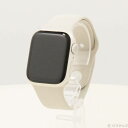 【中古】Apple(アップル) Apple Watch Series 7 GPS 41mm スターライトアルミニウムケース スターライトスポーツバンド 【258...