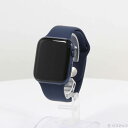 【中古】Apple(アップル) Apple Watch Series 6 GPS 44mm ブルーアルミニウムケース ディープネイビースポーツバンド 【348-...