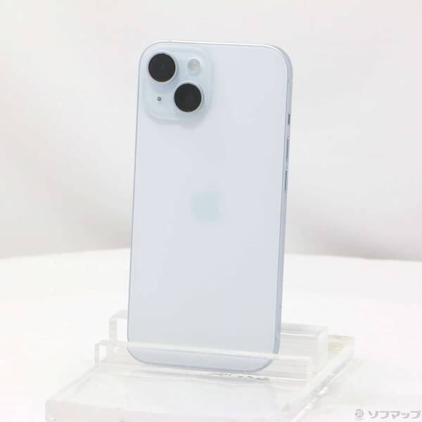【中古】Apple(アップル) iPhone15 128GB ブルー MTML3J/A SIMフリー 【196-ud】