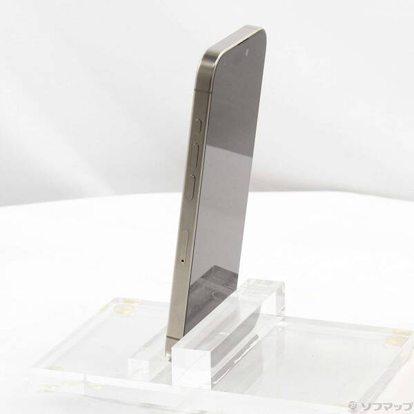 【中古】Apple(アップル) iPhone15 Pro 128GB ナチュラルチタニウム MTU93J／A SIMフリー 【297-ud】