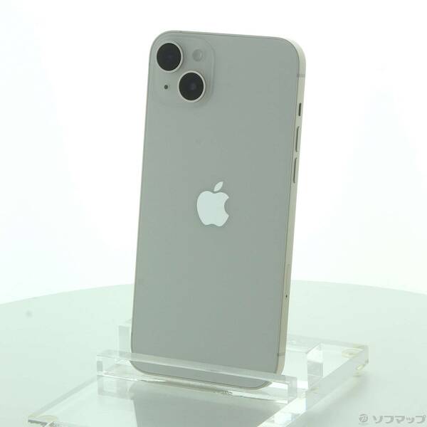 【中古】Apple(アップル) iPhone14 Plus 512GB スターライト MQ4T3J／A SIMフリー 【258-ud】