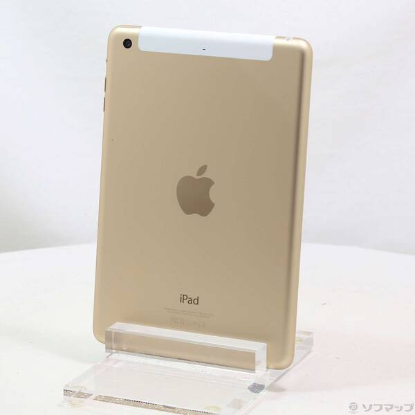 【中古】Apple(アップル) iPad mini 3 16GB ゴールド MGYR2J／A au 【196-ud】