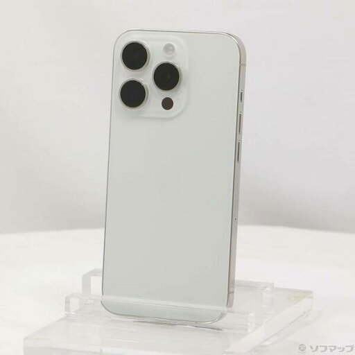 【中古】Apple(アップル) iPhone15 Pro 128GB ホワイトチタニウム MTU83J/A SIMフリー 【251-ud】 【中古】Apple(アップル) iPhone15 Pro 128GB ホワイトチタニウム MTU83J/A SIMフリー 【251-ud】