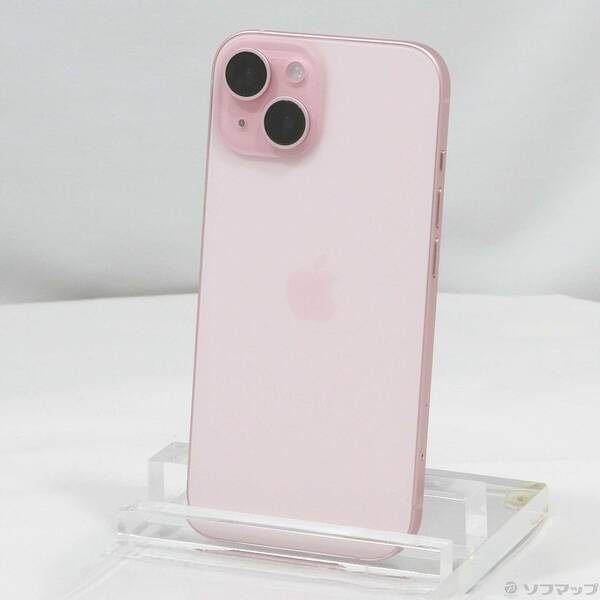 【中古】Apple(アップル) iPhone15 128GB ピンク MTMJ3J/A SIMフリー 【295-ud】