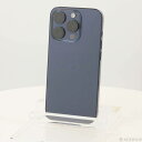 【中古】Apple(アップル) iPhone15 Pro 1TB ブルーチタニウム MTUU3J/A SIMフリー 【258-ud】