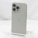 【中古】Apple(アップル) iPhone15 Pro Max 1TB ナチュラルチタニウム MU713J/A SIMフリー 【368-ud】