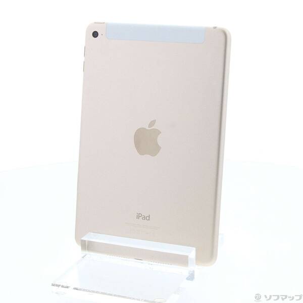 【中古】Apple(アップル) iPad mini 4 128GB ゴールド MK782J／A auロック解除SIMフリー 【348-ud】
