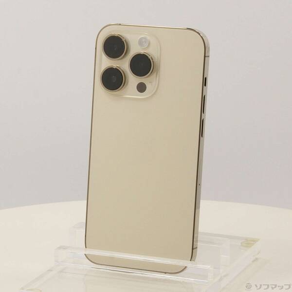 【中古】Apple(アップル) iPhone14 Pro 256GB ゴールド MQ173J/A SIMフリー 【295-ud】