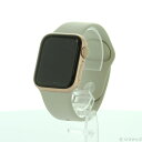 【中古】Apple(アップル) Apple Watch Series 5 GPS 40mm ゴールドアルミニウムケース スターライトスポーツバンド 【198-u...