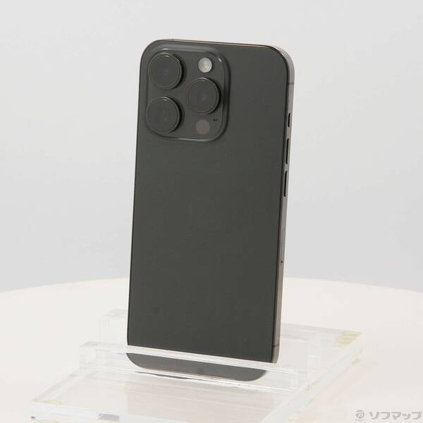 【中古】Apple(アップル) iPhone15 Pro 256GB ブラックチタニウム MTUC3J/A SIMフリー 【258-ud】