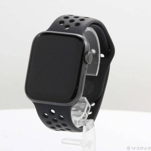 【中古】Apple(アップル) Apple Watch Series 4 Nike+ GPS 44mm スペースグレイアルミニウムケース アンスラサイト/ブラックNikeスポーツバンド 【262-ud】