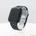 【中古】Apple(アップル) Apple Watch Series 7 Nike GPS + Cellular 45mm ミッドナイトアルミニウムケース アンスラサイト/ブラックNikeスポーツバンド 【269-ud】(2)