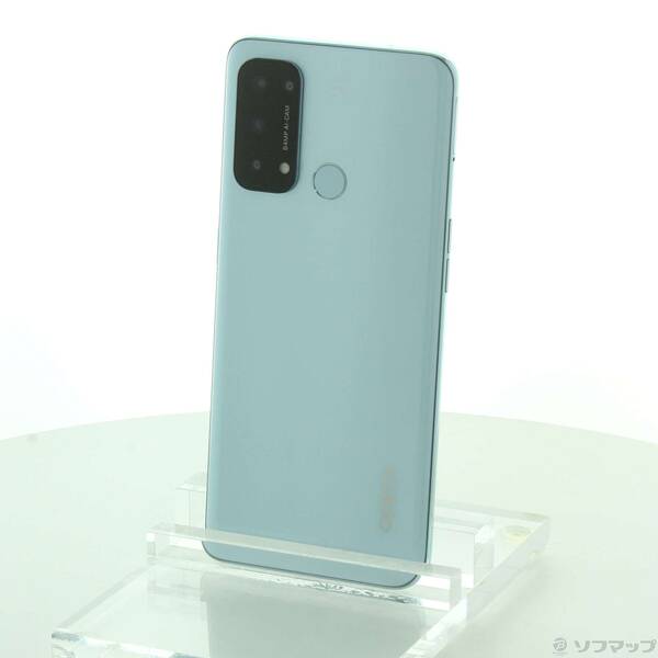 【中古】OPPO(オッポ) Reno5 A 128GB アイスブルー A103OP Y!mobile SIMフリー 【368-ud】