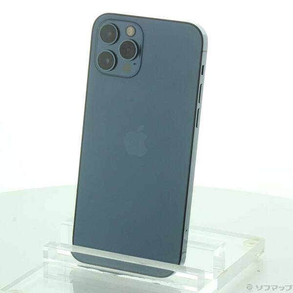 【中古】Apple(アップル) iPhone12 Pro 128GB パシフィックブルー MGM83J/A SIMフリー 【305-ud】