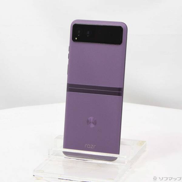【中古】Motorola(モトローラ) motorola razr 40s 256GB サマーライラック MOSAF3 Softbank SIMフリー 【269-ud】