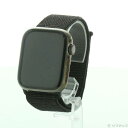 【中古】Apple(アップル) Apple Watch Series 7 GPS + Cellular 45mm グラファイトステンレススチールケース ブラック...