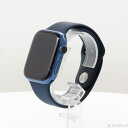 【中古】Apple(アップル) Apple Watch Series 7 GPS 45mm ブルーアルミニウムケース アビスブルースポーツバンド 【258-ud...