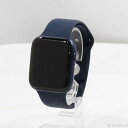 【中古】Apple(アップル) Apple Watch Series 6 GPS 44mm ブルーアルミニウムケース ディープネイビースポーツバンド 【262-...