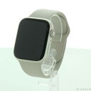 【中古】Apple(アップル) Apple Watch Series 7 GPS + Cellular 45mm スターライトアルミニウムケース スターライトス...