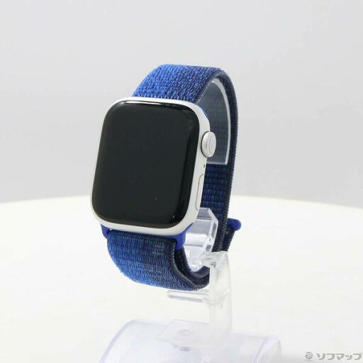 【中古】Apple(アップル) Apple Watch Series 8 GPS 41mm シルバーアルミニウムケース ゲームロイヤル/ミスティックネイビーNikeスポーツループ 【297-ud】 【中古】Apple(アップル) Apple Watch Series 8 GPS 41mm シルバーアルミニウムケース ゲームロイヤル/ミスティックネイビーNikeスポーツループ 【297-ud】