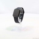 【中古】Apple(アップル) Apple Watch Series 4 GPS + Cellular 44mm スペースブラックステンレススチールケース ブラ...