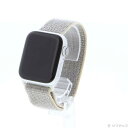 【中古】Apple(アップル) Apple Watch Series 4 GPS 40mm シルバーアルミニウムケース シーシェルスポーツループ 【295-ud...