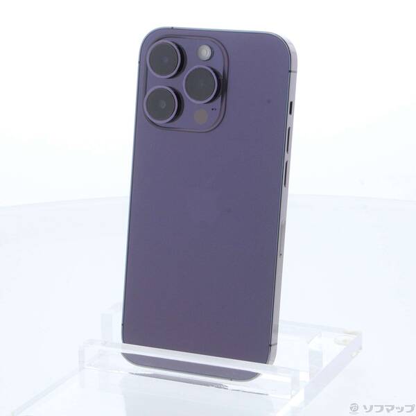 【中古】Apple(アップル) iPhone14 Pro 256GB ディープパープル MQ1E3J/A SIMフリー 【349-ud】